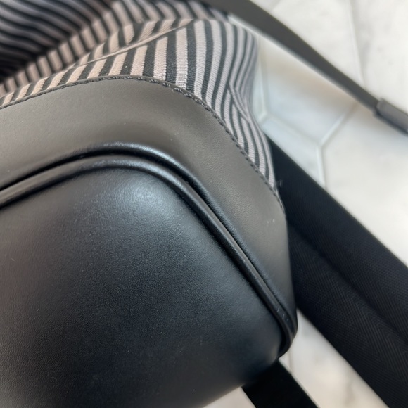 Authentic FENDI Striped Backpack like new. Hardware in perfect condition. - Picture 7 of 12